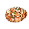 Teller mit Mini-Canapés