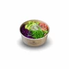 Poke Bowl-Salat mit rohem Lachs