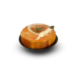 Salmon canapé