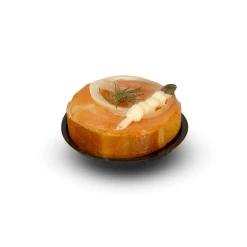 Canapé mit Lachs