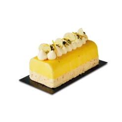 Bûche glacée Mandarine / Cacahuète