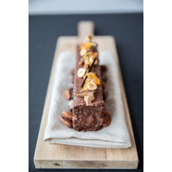 Cake chocolat au cœur fondant praliné