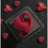 Montage Chocolat St Valentin "Coeur rouge" (red heart)