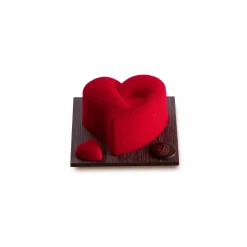 Montage Chocolat St Valentin "Coeur rouge" (red heart)