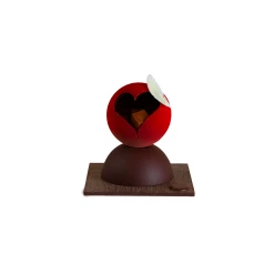 Montage Chocolat St Valentin "Boule rouge" (red ball)