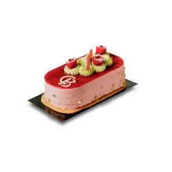 Mousse framboise-pistache